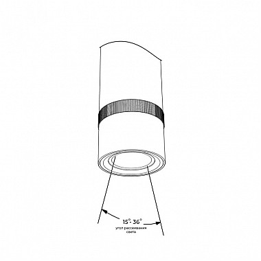 Трековый светильник Mgspot MGZOOMBk 3000K