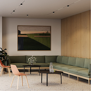 Трековый светильник Alfa S TR188-1-5W3K-M-B