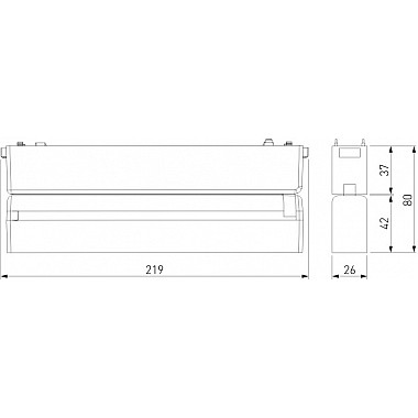 Трековый светильник Flat Magnetic 85091/01