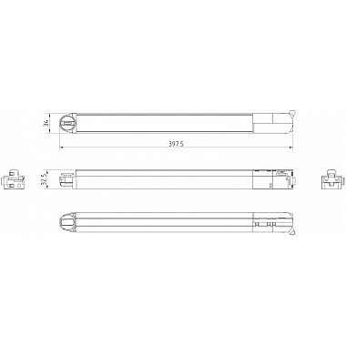 Трековый светильник BASIS TR000-1-10W4K-W