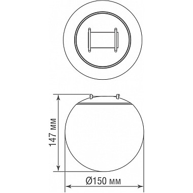 Трековый светильник Bubble DL18965R10W1B