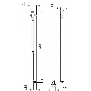 Трековый светильник Linear 707015