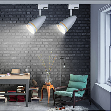 Трековый светильник TR49 - GU10 WH