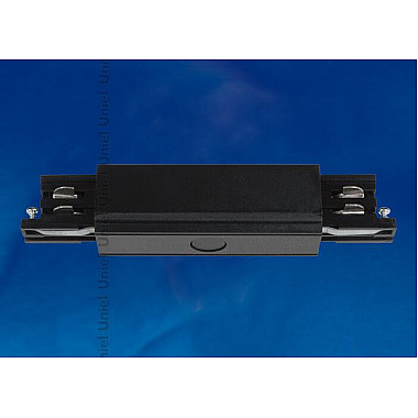 Соединитель для шинопроводов прямой внешний Uniel UBX-A12 Black 09745