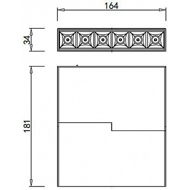 Трековый светильник Eye turn DL18786/06M White