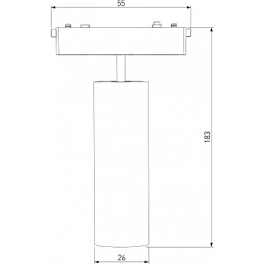 Трековый светильник Flat Magnetic 85096/01