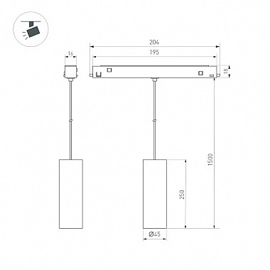 Трековый светильник MAG-ORIENT 035831