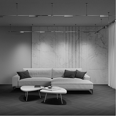 Трековый светильник Points TR150-1-12W4K-M-BS