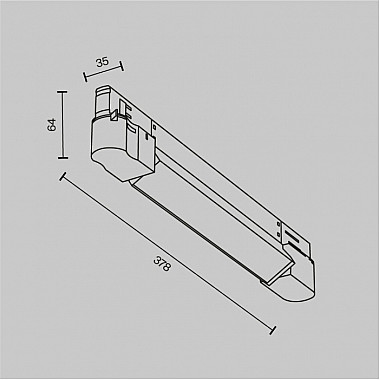 Трековый светильник Basis TR196-3-10W2.7K-W