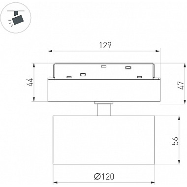 Трековый светильник MAG-ORIENT 048351