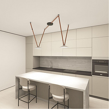 Трековый светильник BELTY FLOW DK5565-WH+BK