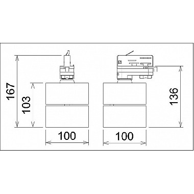 Трековый светильник Uni 707044