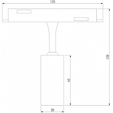 Трековый светильник Slim Magnetic 85036/01