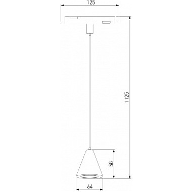 Трековый светильник Slim Magnetic 85039/01