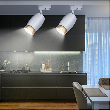 Трековый светильник TR51 - GU10 WH