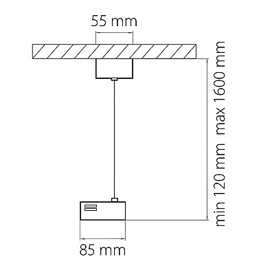 Питание подвесное Lightstar Barra 502199
