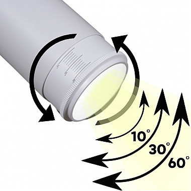 Трековый светильник 06650-9.3-LED10/20/30W CCT WT