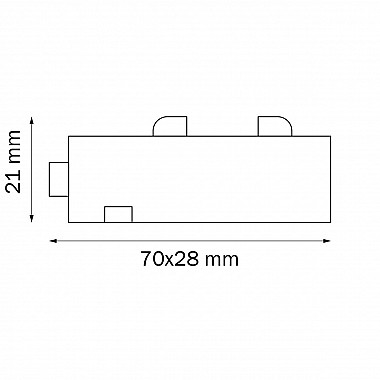 Коннектор прямой Lightstar Barra 505107