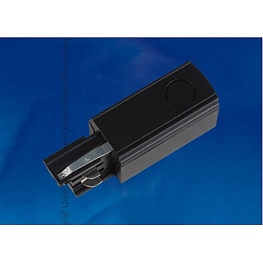 Ввод питания для шинопровода левый Uniel UBX-A02 Black 09739