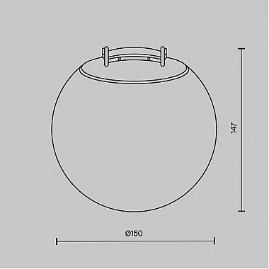 Трековый светильник Luna TR125B-10W3K-B