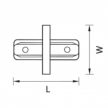 Коннектор прямой Lightstar Barra 501107