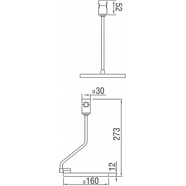 Трековый светильник Disco DL20240M15W1 Black Bronze