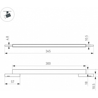 Трековый светильник MAG-MICROCOSM 043272