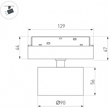 Трековый светильник MAG-ORIENT 047145
