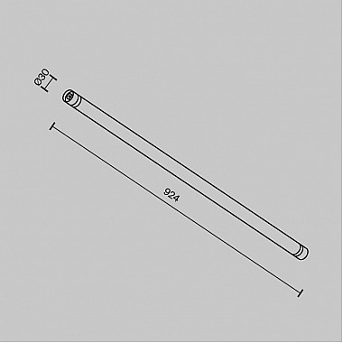 Трековый светильник Larc C148CL-L900-13W3K-B