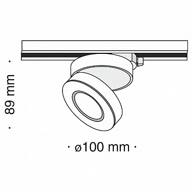 Трековый светильник Track lamps TR006-1-12W3K-B