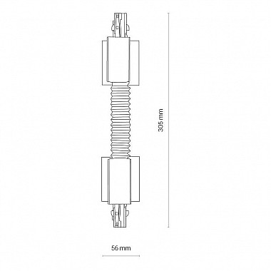 Коннектор гибкий Nowodvorski Ctls Power 8677