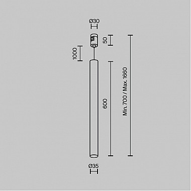 Трековый светильник Focus Led TR156-1-5W3K-PT