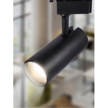 Трековый светильник TR5-20 COB BK
