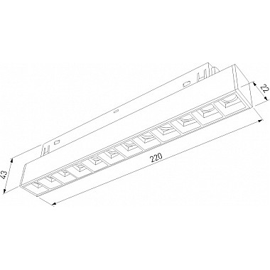 Трековый светильник Slim Magnetic 85192/01