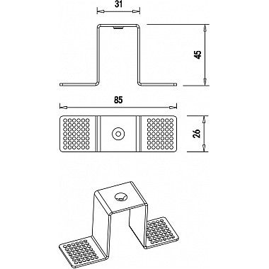 Крепеж SPACE-Track system Fixing CB