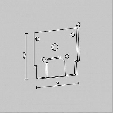 Заглушка Accessories for tracks Exility TRA034EC-SCCL-42B