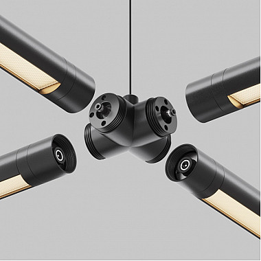 Х-образный вертикальный коннектор Accessories for system Shelf CA017TX-B