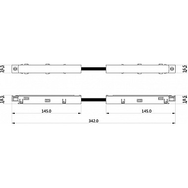 Коннектор гибкий SPACE-Track system Connector 90 B