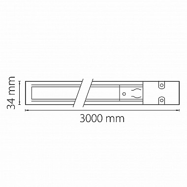 Шинопровод трехфазный Lightstar Barra 504038