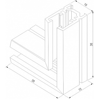 Коннектор угловой Mini Magnetic 85179/00