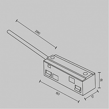 Подводы питания Accessories for tracks Exility TRA034B-42B-1