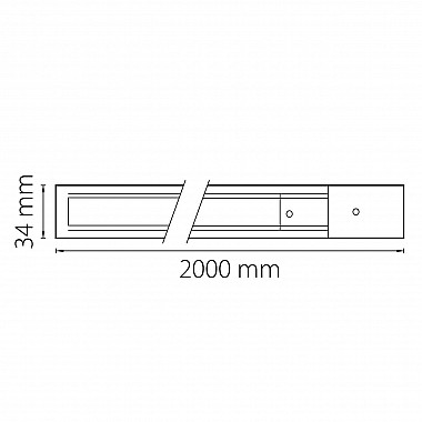 Шинопровод однофазный Lightstar Barra 502025