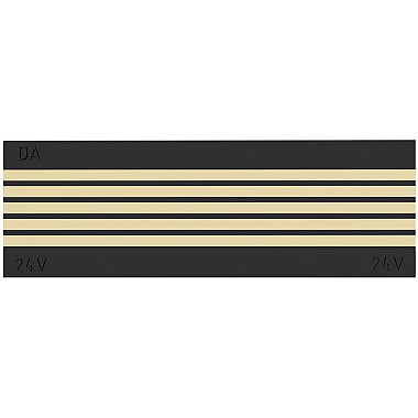 Декоративная плата для магнитного шинопровода Magic track Short Plate DLMX Black Sp