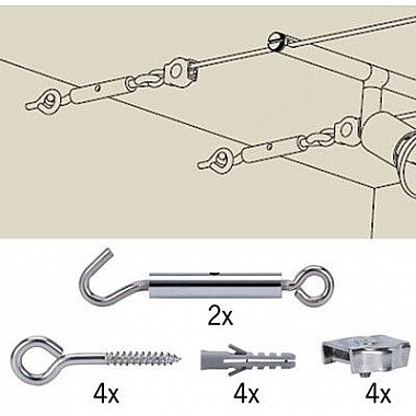 Крепежный комплект для струны Wire System 17803