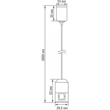 Соединитель с тросом CODE 1.2 Connector 180 Suspension B DL20224