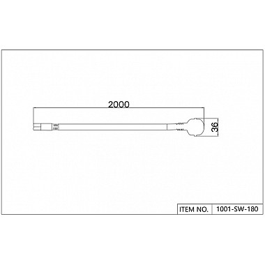 Питание боковое Unika 1001-SW-180