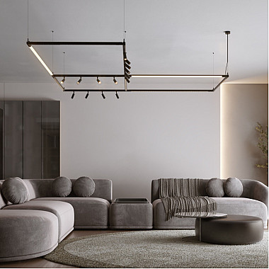 Набор подвеса угловой с питанием Module System 85187/00