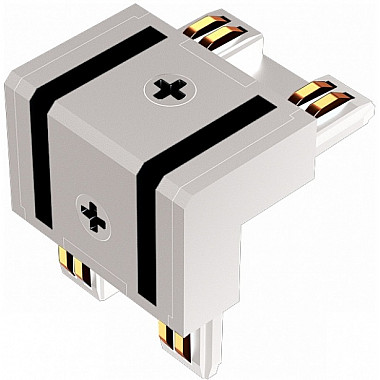 Коннектор угловой Vision48/25 POWER CONNECT 4825-Г-TYPE-WH