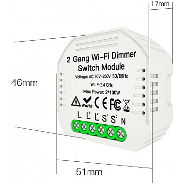 WiFi реле диммер Magnetic track 220 APL.0195.01.02