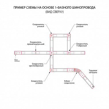 Шинопровод Elektrostandard Track Rail SL Surface TRL-1-1-200-CH 4690389150852